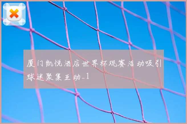 厦门凯悦酒店世界杯观赛活动吸引球迷聚集互动_1