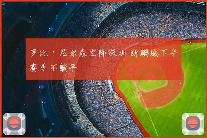 罗比·尼尔森空降深圳 新鹏城下半赛季不躺平